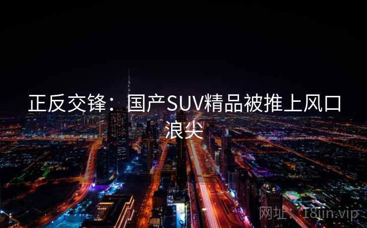 正反交锋：国产SUV精品被推上风口浪尖